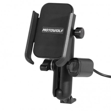 Uchwyt rowerowy / motocyklowy + USB na telefon / GPS / GSM na rower motocykl PL84