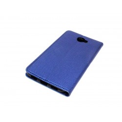 Etui Smart Magnet na telefon Huawei Y7 TRT-LX1 granatowy