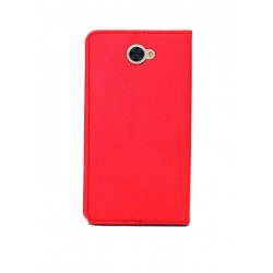 Etui Smart Magnet na telefon Huawei Y7 TRT-LX1 / Nova Lite+ czerwone