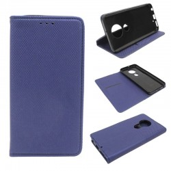 Etui Smart Magnet na telefon motorola moto g7 XT1962 / g7+ g7 plus XT1965 granatowe