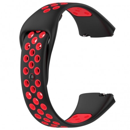 Opaska / pasek do smartwatch Xiaomi Redmi Watch 3 Active czarno-czerwona