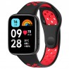 Opaska / pasek do smartwatch Xiaomi Redmi Watch 3 Active czarno-czerwona