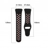 Opaska / pasek do smartwatch Xiaomi Redmi Watch 3 Active czarno-czerwona