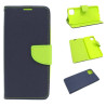 Etui Fancy Diary na telefon Samsung Galaxy A22 5G A226 granatowe