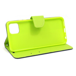 Etui Fancy Diary na telefon Samsung Galaxy A22 5G A226 granatowe