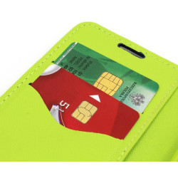 Etui Fancy Diary na telefon Samsung Galaxy A22 5G A226 granatowe