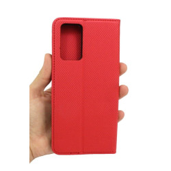 Etui Smart Magnet na telefon OPPO A54 5G CPH2195 / A74 5G CPH2197 / A93 5G PEHM00 czerwone