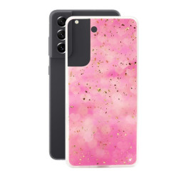 Etui Gold Glam na telefon Samsung Galaxy S21 FE 5G G990 pink