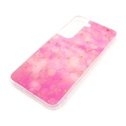 Etui Gold Glam na telefon Samsung Galaxy S22 S901 pink