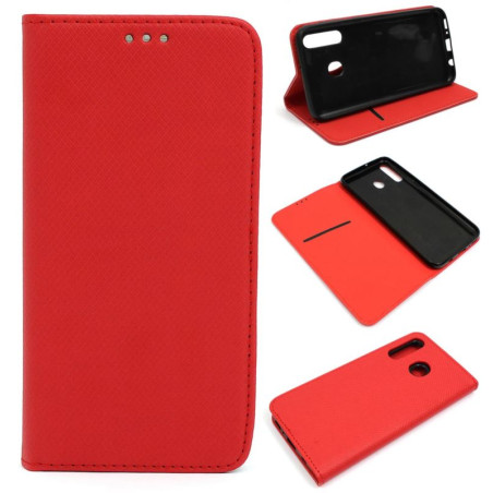 Etui Smart Magnet na telefon Samsung Galaxy M30 M305 / A40s 2019 A3050 czerwone