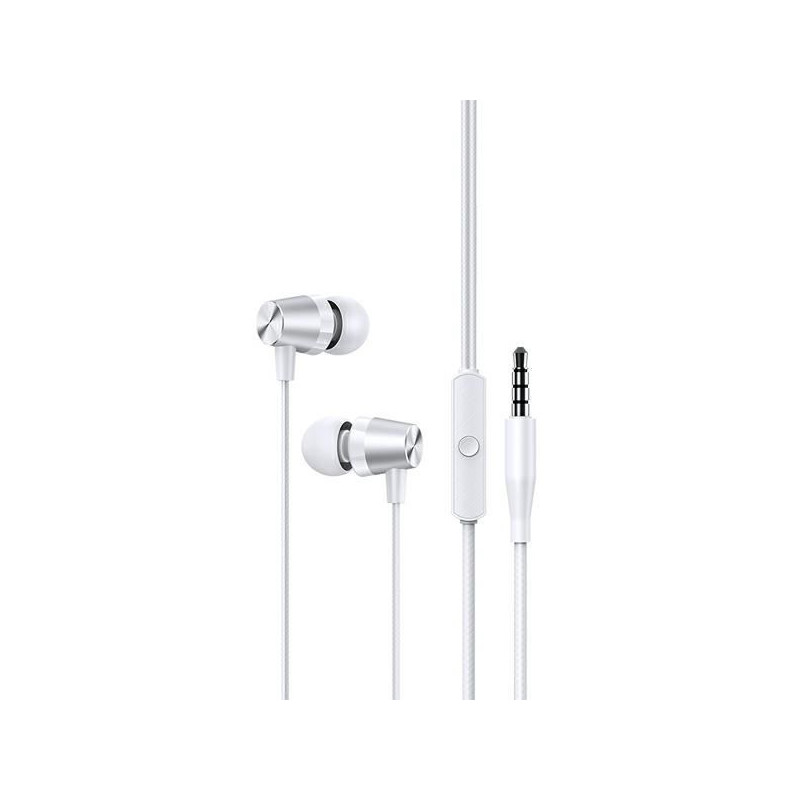 SŁUCHAWKI douszne audio jack 3,5 mm USAMS EP-42 białe