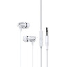 SŁUCHAWKI douszne audio jack 3,5 mm USAMS EP-42 białe