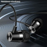 SŁUCHAWKI douszne audio jack 3,5 mm USAMS EP-42 białe