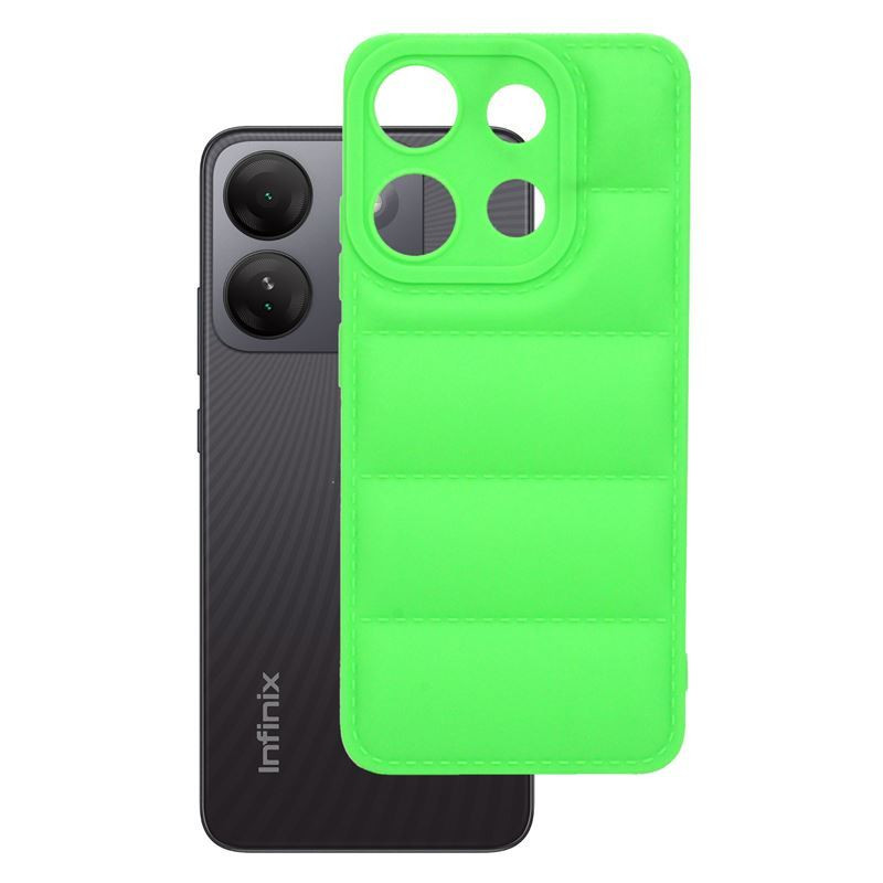 Etui pancerne Pillow na telefon Infinix SMART 7 4G LTE / 7 HD 4G LTE limonkowe