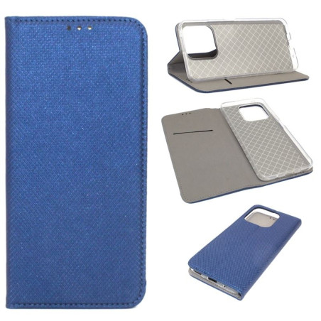 Etui Smart Magnet na telefon Honor X8A granatowe