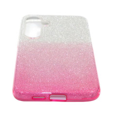 Etui Jelly Case SHINING HQ na telefon Samsung Galaxy S24 5G SM-S921 srebrno-różowe