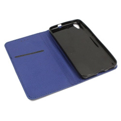 Etui Smart Magnet na telefon Huawei Y6 SCL-L01 granatowy