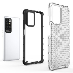 ETUI PANCERNE HONEYCOMB na telefon Xiaomi Redmi 10 21061119DG / Note 11 4G 2201117TY niebieskie