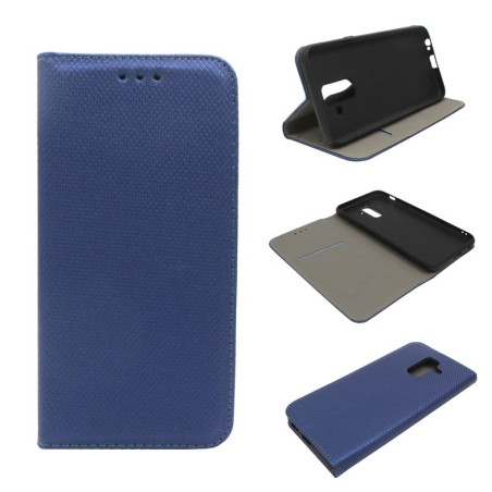 Etui Smart Magnet na telefon Samsung Galaxy A6+ 2018 A605 granatowe