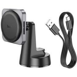 Uchwyt samochodowy indukcyjny ładowanie bezprzewodowe 15W do kokpitu na telefon / smartfon / nawigację / GPS z MagSafe