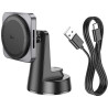 Uchwyt samochodowy indukcyjny ładowanie bezprzewodowe 15W do kokpitu na telefon / smartfon / nawigację / GPS z MagSafe