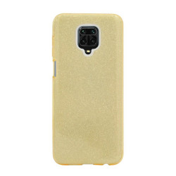 Etui Jelly Case SHINING HQ na telefon Xiaomi Redmi Note 9S złote