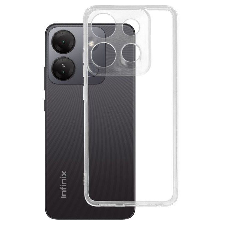 Etui Jelly Case na telefon Infinix SMART 7 4G LTE X6515 / 7 HD 4G LTE X6516 bezbarwne