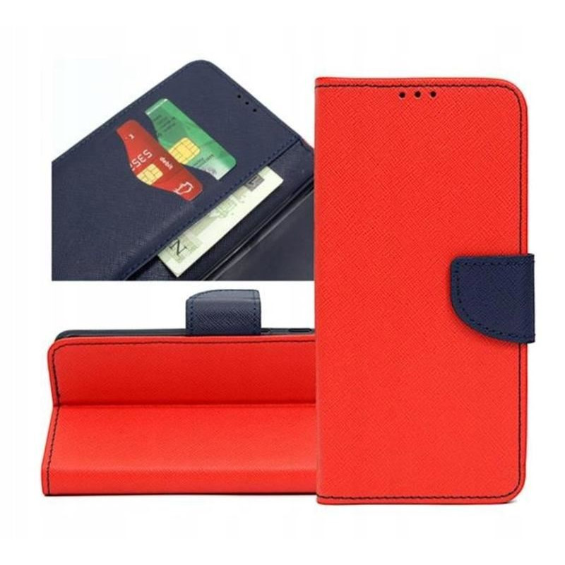Etui Fancy Diary na telefon Samsung Galaxy A10 A105 czerwone