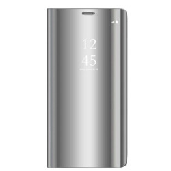 Etui Flip Clear VIEW na telefon Samsung Galaxy Note 20 Ultra N985 / 5G N986 srebrne