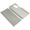 Etui Flip Clear VIEW na telefon Samsung Galaxy Note 20 Ultra N985 / 5G N986 srebrne