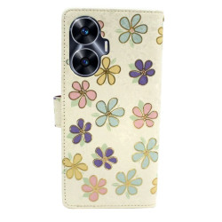 Etui Smart Crazy RFID na telefon Realme C55 RMX3710 kwiatki
