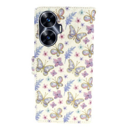 Etui Smart Crazy RFID na telefon Realme C55 RMX3710 motylki