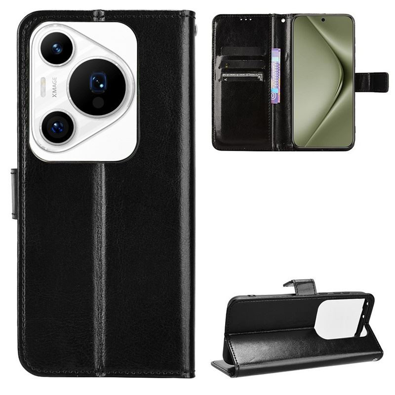 Etui Smart Crazy na telefon Huawei Pura 70 Pro HBN-LX9 / 70 Pro+ HBN-AL10 czarne