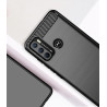 Etui Bumper Carbon Lux na telefon motorola moto g60 / g40 fusion czarne