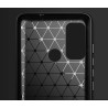 Etui Bumper Carbon Lux na telefon motorola moto g60 / g40 fusion czarne