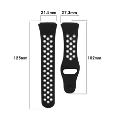 Opaska / pasek do smartwatch Xiaomi Redmi Watch 3 Active czarno-biała