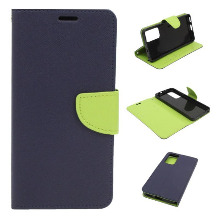Etui Fancy Diary na telefon Xiaomi 12 Lite 5G 2203129G granatowe