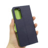 Etui Fancy Diary na telefon Xiaomi 12 Lite 5G 2203129G granatowe