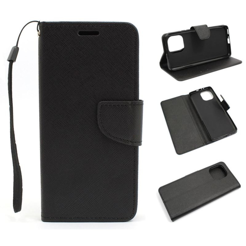 Etui Fancy Diary na telefon Xiaomi Mi 11 5G czarne
