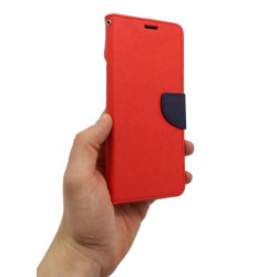 Etui Fancy Diary na telefon Xiaomi Poco M5 4G czerwone