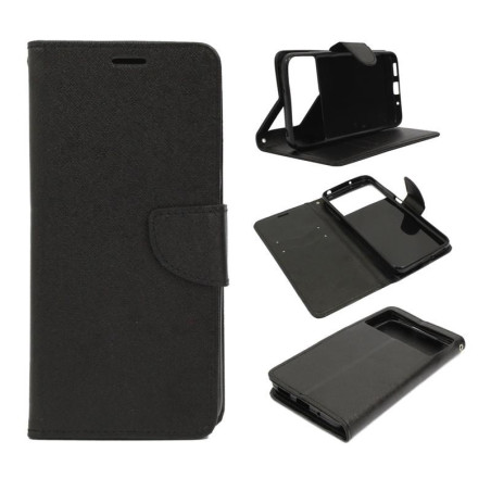 Etui Fancy Diary na telefon Xiaomi Poco M5 4G czarne