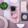 Etui luksusowe geometryczne 3D TWINKI na telefon Apple iPhone 16+ A3290 różowe