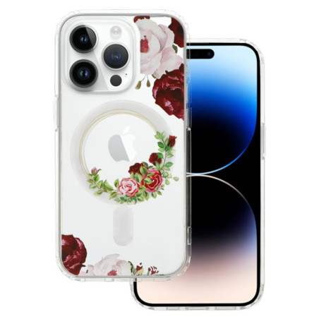 Etui MagSafe Flower na telefon Apple iPhone 13 A2482 / 14 A2882 wzór 2