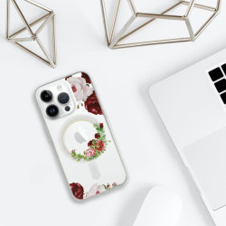 Etui MagSafe Flower na telefon Apple iPhone 13 A2482 / 14 A2882 wzór 2