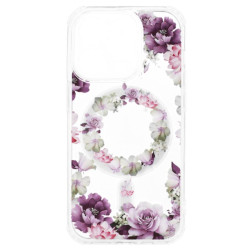 Etui MagSafe Flower na telefon Apple iPhone 13 A2482 / 14 A2882 wzór 6