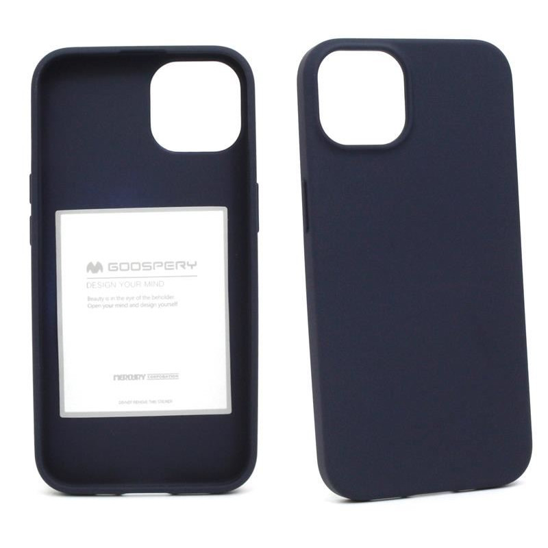 Etui Futerał Mercury JELLY SF na telefon Apple iPhone 13 A2482 granatowe