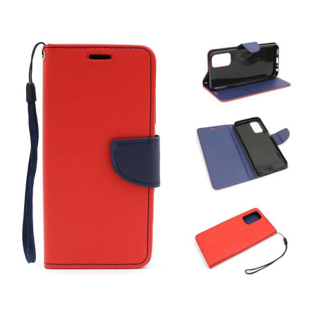 Etui Fancy Diary na telefon OPPO A54 5G CPH2195 / A74 5G CPH2197 / A93 5G PEHM00 czerwone