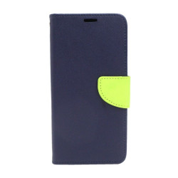 Etui Fancy Diary na telefon OPPO A54 5G CPH2195 / A74 5G CPH2197 / A93 5G PEHM00 granatowe