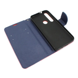 Etui Fancy Diary na telefon motorola moto g8+ XT2019 czerwone