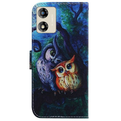 Etui Smart Crazy na telefon motorola moto e13 sowy